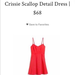 Market & Spruce Crissie Scallop Dress